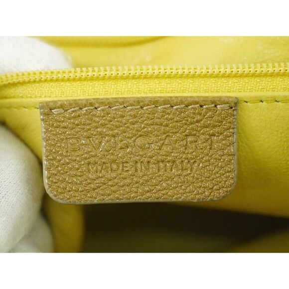 Bulgari Gold Leather Handbag (Pre-Owned) - Picture 9 of 16